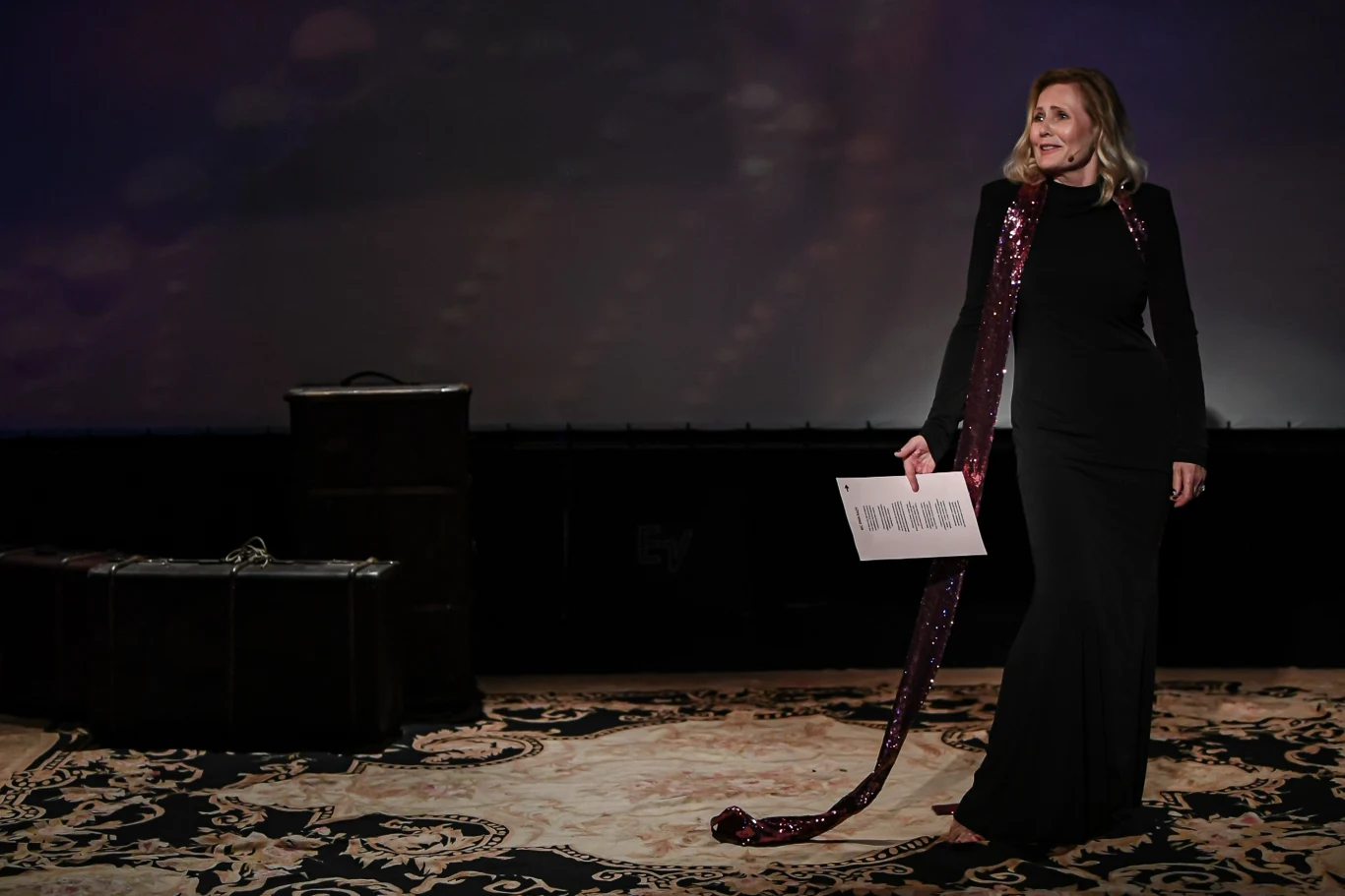Grażyna Szapołowska w spektaklu "Wisławie - Grażyna" Grażyna Szapołowska w spektaklu "Wisławie - Grażyna"