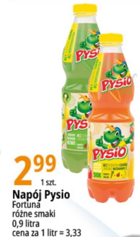 Pysio Napój jabłko banan kiwi 900 ml