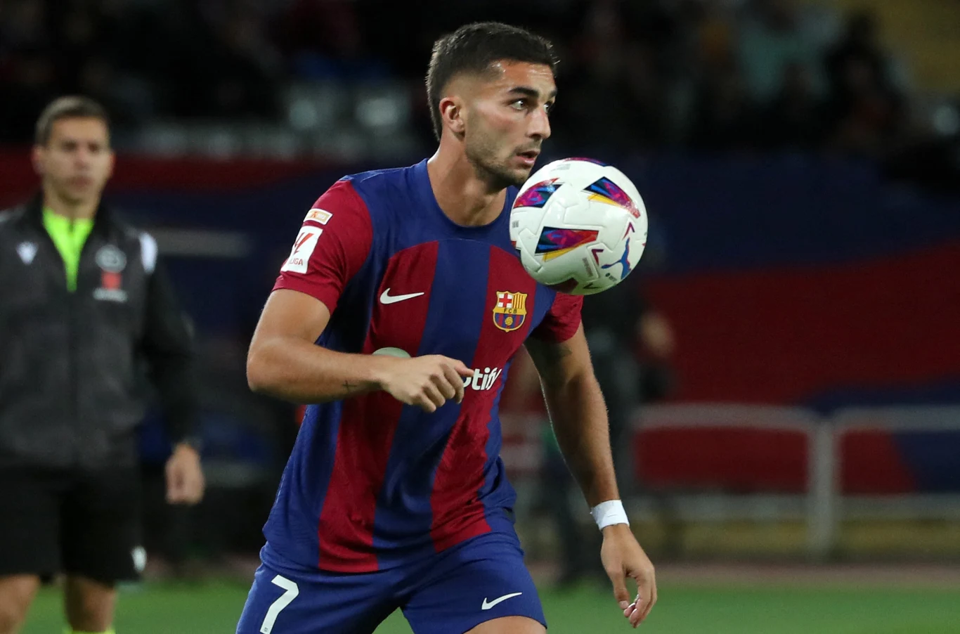 Ferran Torres zanotował w sezonie 2023/24 już cztery trafienia dla Barcelony Ferran Torres zanotował w sezonie 2023/24 już cztery trafienia dla Barcelony