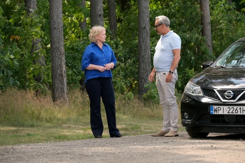 Dominika Ostałowska i Robert Gonera w serialu "M jak miłość"