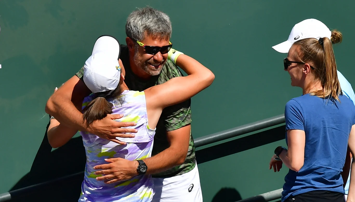 Iga Świątek i Tomasz Wiktorowski