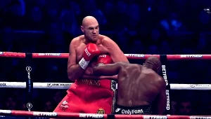 Tyson Fury (przodem)