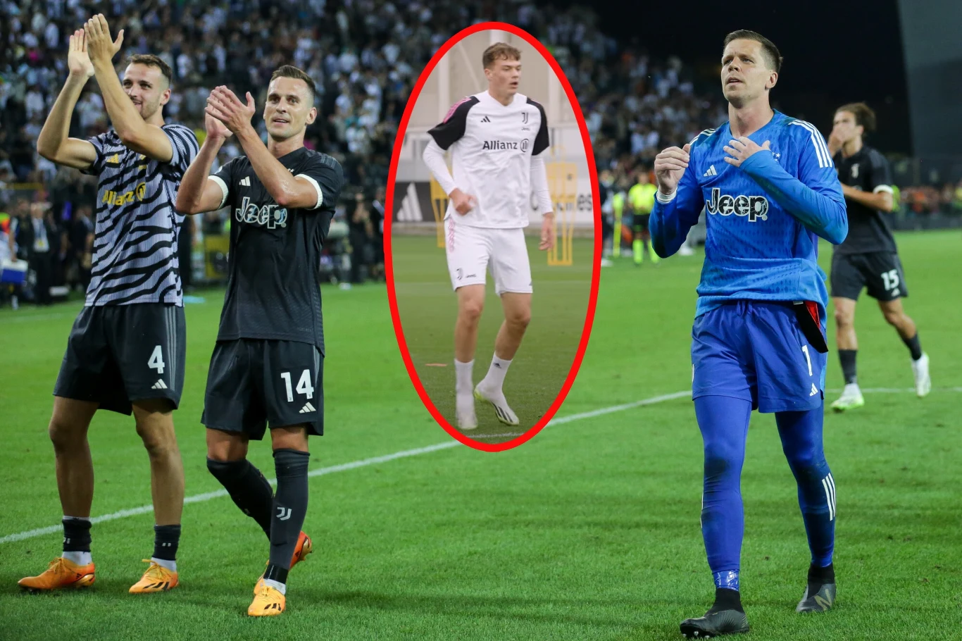 Wojciech Szczęsny, Arkadiusz Milik i Patryk Mazur Wojciech Szczęsny, Arkadiusz Milik i Patryk Mazur