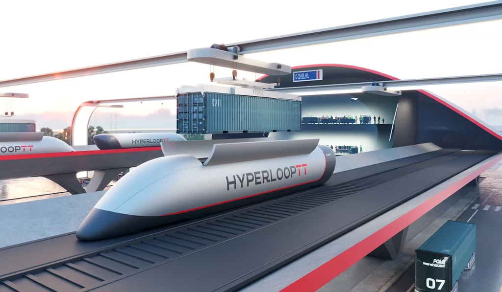 Tak będzie wyglądał towarowy hyperloop o nazwie Express Freight