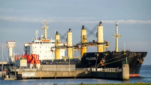 Statek Polesie zacumował w porcie Cuxhaven 