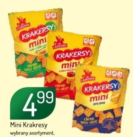 Lajkonik Krakersy mini solone 100 g
