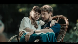 Sandra Drzymalska i Jakub Gierszał w filmie "Simona Kossak"