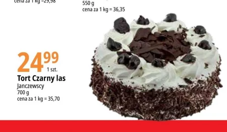Czarny tort