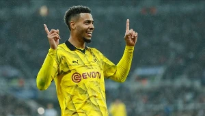 Felix Nmecha zdobył zwycięskiego gola dla Borussii Dortmund w meczu z Newcastle United