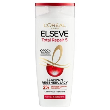 L'Oréal Paris Elseve Total Repair 5 Szampon regenerujący 400 ml - 0