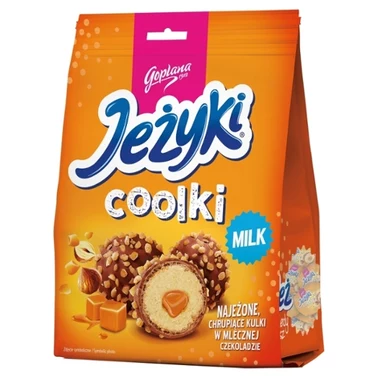Jeżyki Coolki Milk Wafelek z kremem o smaku herbatnikowym i masą karmelową 140,4 g - 0
