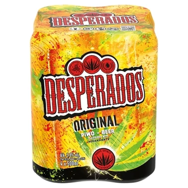 Desperados Original Piwo 4 x 500 ml - 0