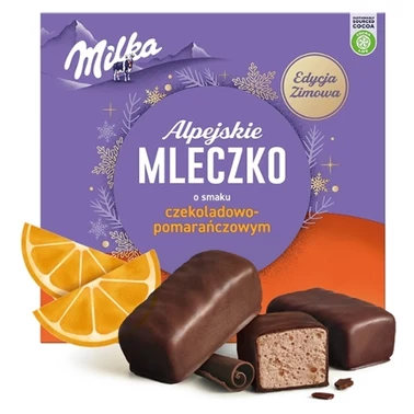 Milka Alpejskie Mleczko Pianka o smaku czekoladowo-pomarańczowym 330 g - 0