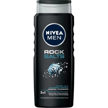 Nivea MEN Rock Salts Żel pod prysznic dla mężczyzn 500 ml - 0