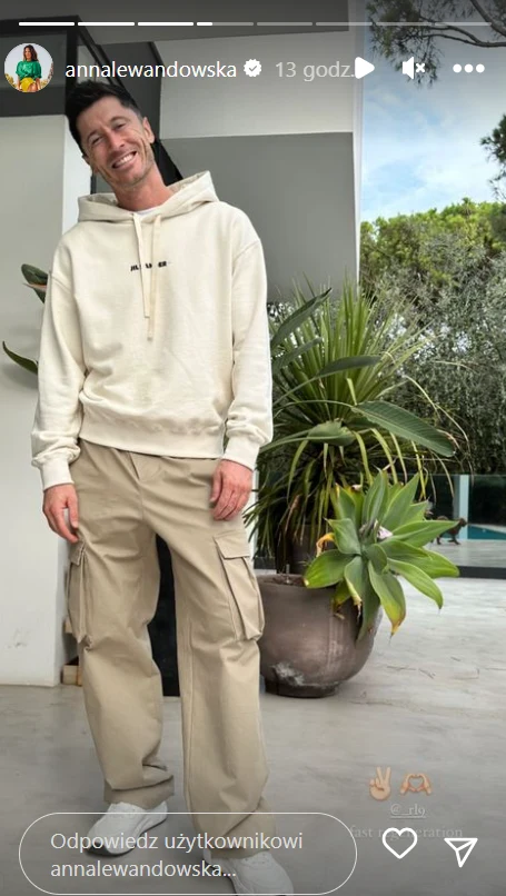 Anna Lewandowska opublikowała zdjęcie Roberta
