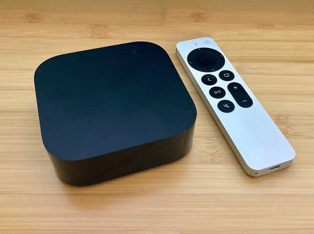 Apple TV Box 4K 3. generacji. Według większości ekspertów najlepsza przystawka do telewizora.