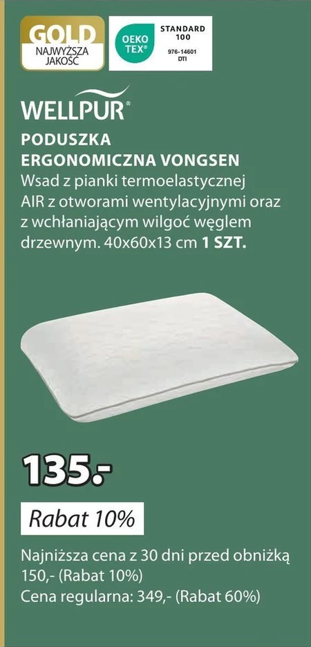 Poduszka ergonomiczna Wellpur