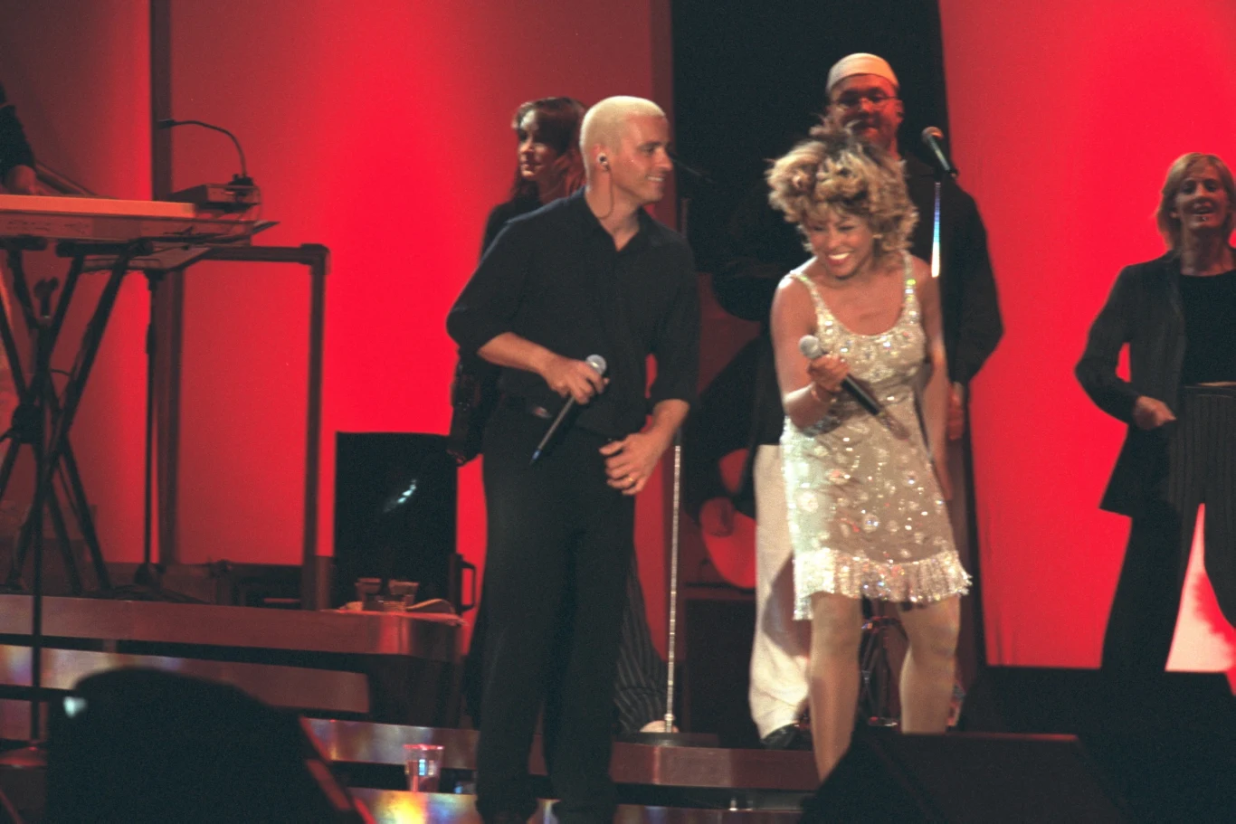 Eros Ramazzotti i Tina Turner na koncercie w Monachium