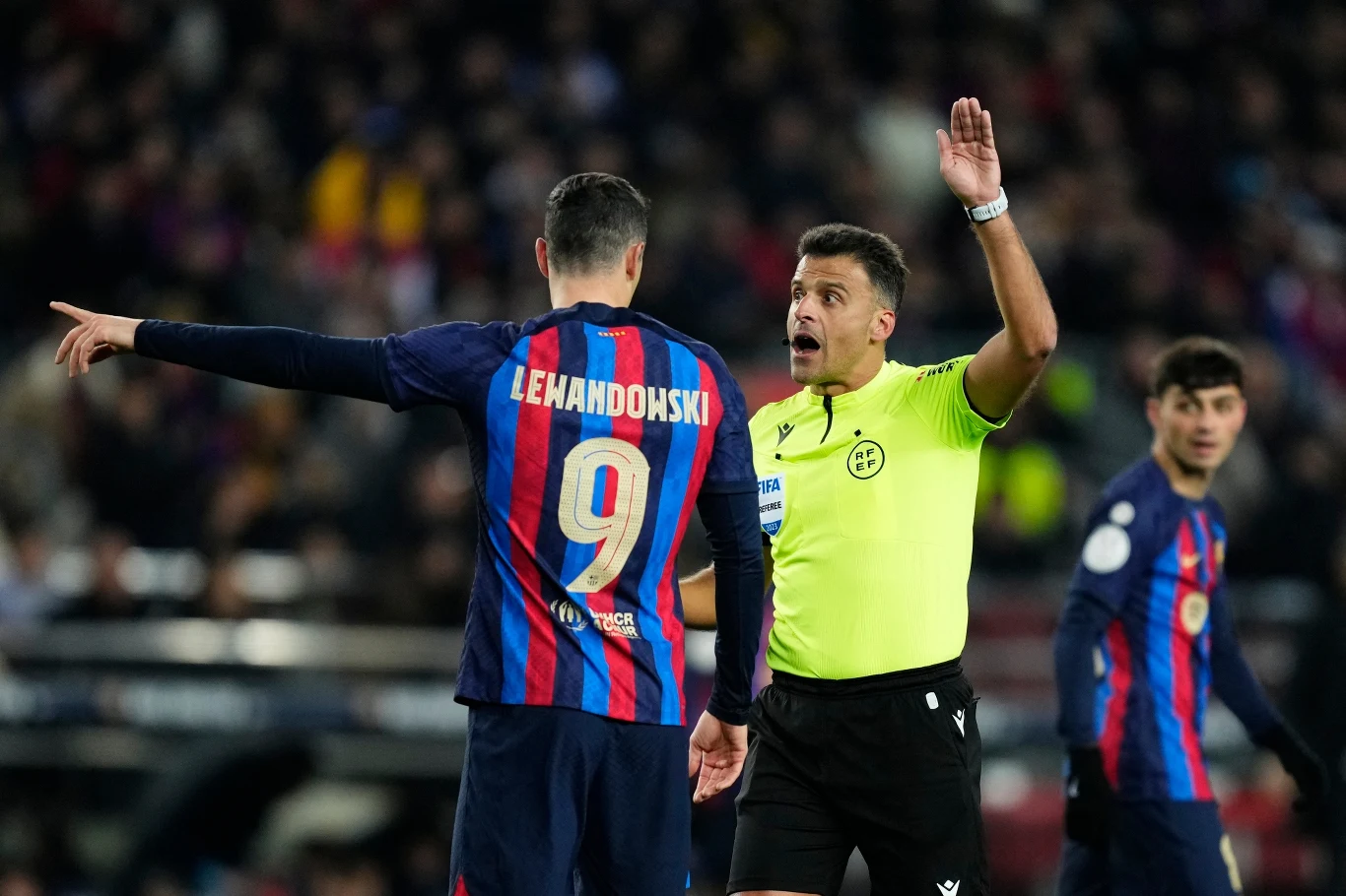 Jesus Gil Manzano i Robert Lewandowski Jesus Gil Manzano i Robert Lewandowski