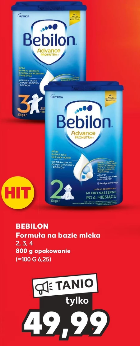Bebilon 3 Advance Pronutra Junior Formuła na bazie mleka po 1. roku życia 800 g