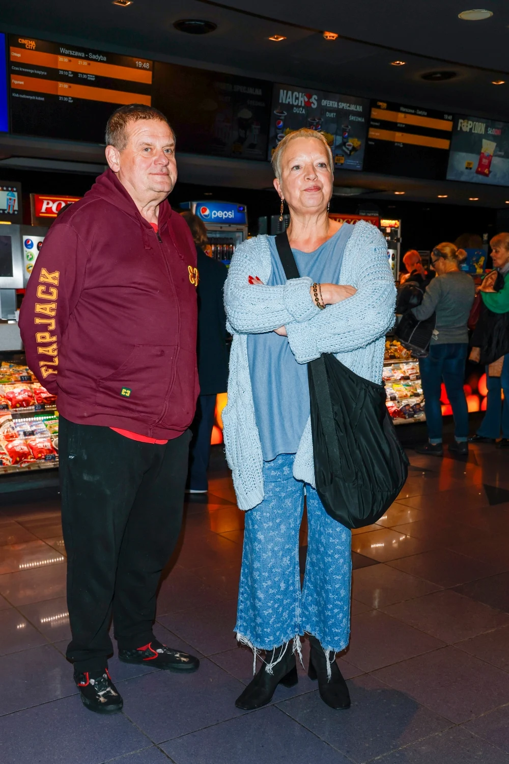 Kazik Staszewski z żoną na premierze filmu Kazik Staszewski z żoną na premierze filmu