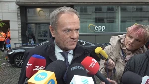 Donald Tusk mówił w Brukseli o warunkach wypłat pieniędzy z KPO dla Polski
