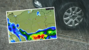 Szykuje się oberwanie chmury. Pomarańczowo na mapie