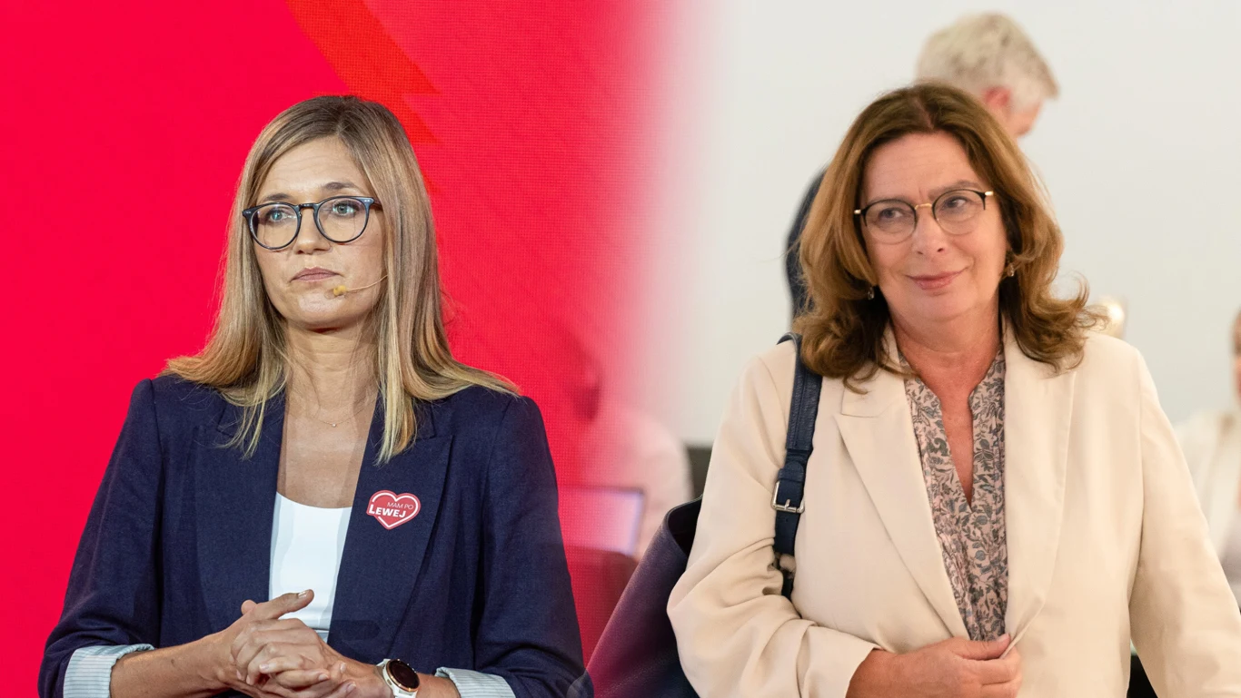 Od lewej: Magdalena Biejat z Razem i Małgorzata Kidawa-Błońska z PO Od lewej: Magdalena Biejat z Razem i Małgorzata Kidawa-Błońska z PO