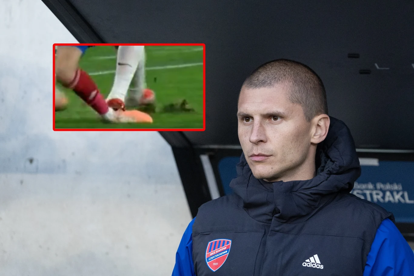 Dawid Szwarga oraz faul na Arseniciu Dawid Szwarga oraz faul na Arseniciu