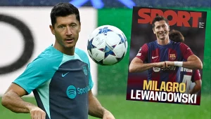 Robert Lewandowski w barwach FC Barcelona. Wciąż nie wiadomo, czy Polak zagra z Realem Madryt