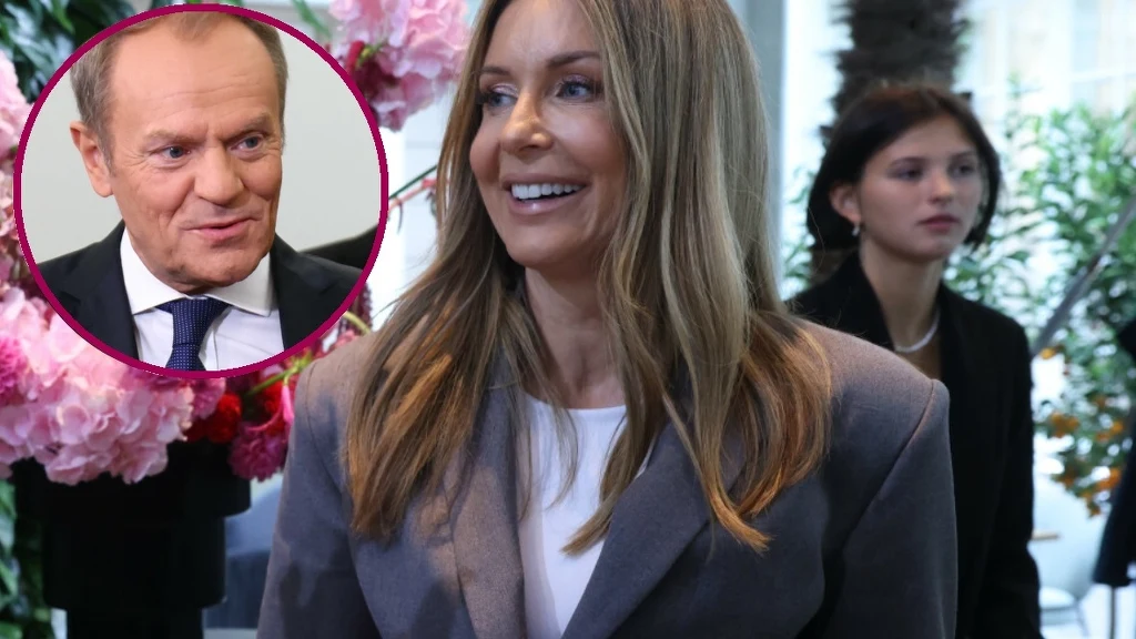 Małgorzata Rozenek-Majdan i Donald Tusk