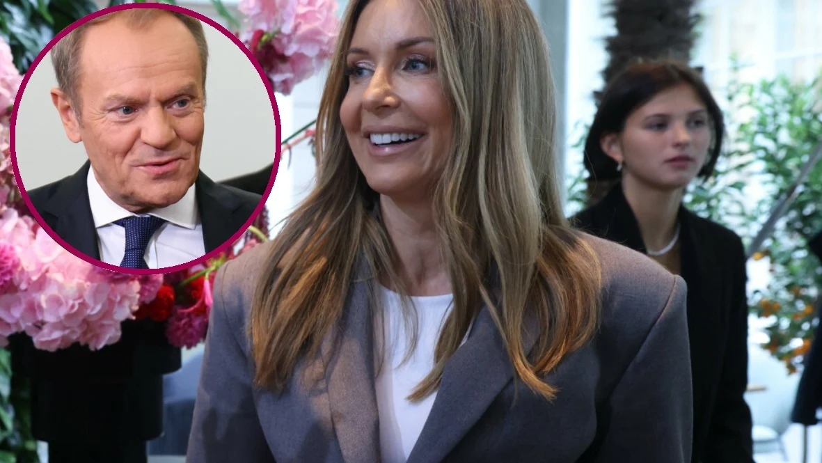 Małgorzata Rozenek-Majdan i Donald Tusk Małgorzata Rozenek-Majdan i Donald Tusk