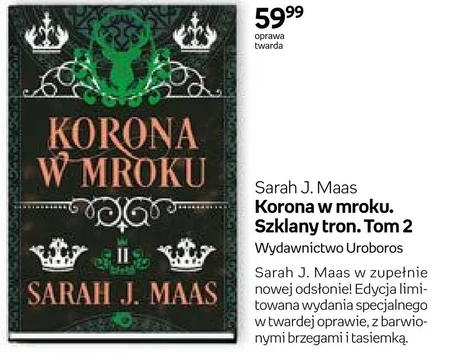 Korona w mroku. Szklany tron. Tom 2