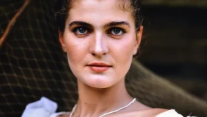 Katarzyna Pawlak jako Justyna Orzelska w filmie "Nad Niemnem" (1986)