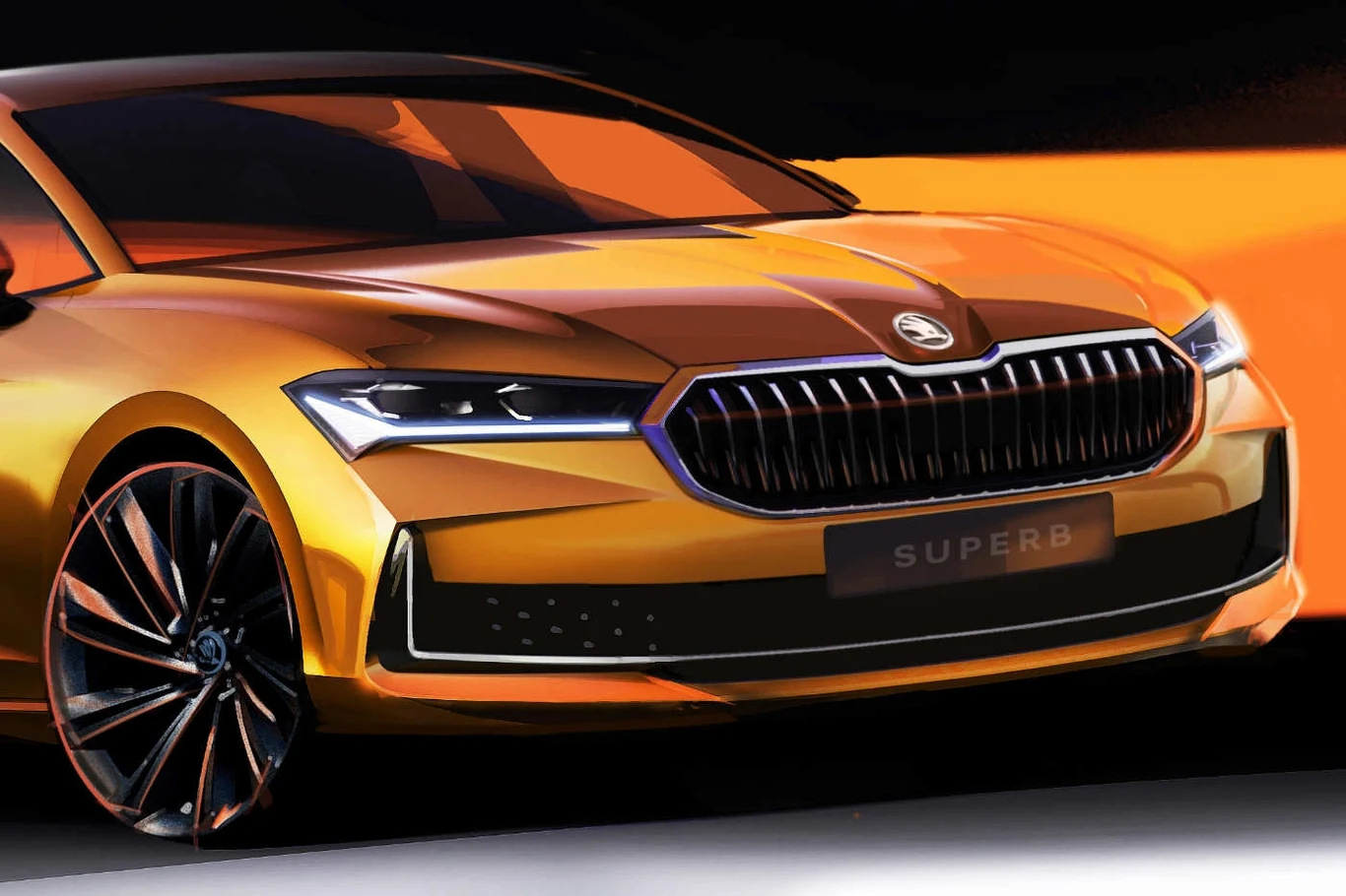 Skoda zaprezentowała szkice Superba nowej generacji Skoda zaprezentowała szkice Superba nowej generacji