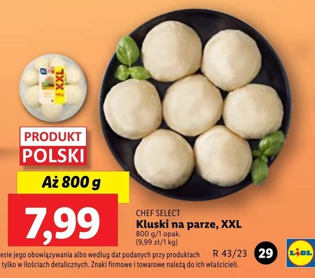 Kluski na parze Chef Select