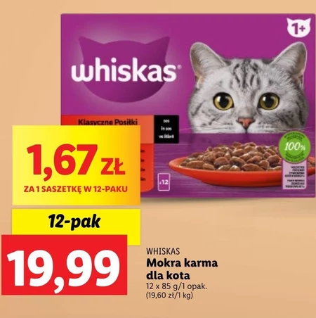 Mokra karma dla kota Whiskas