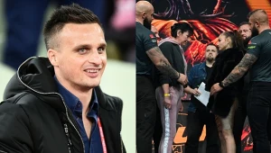 Sławomir Peszko, Małgorzata "Gocha" Magical i Nikola "Nikita" Biela - fot. twitter.com/cloutmma