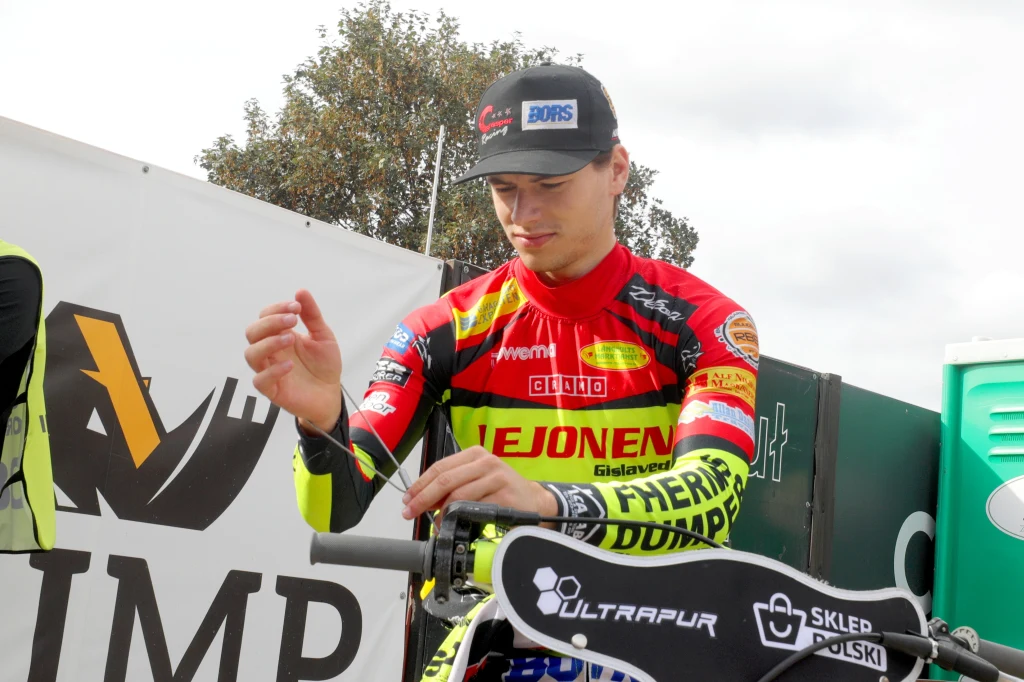 Casper Henriksson w barwach Startu Gniezno. Casper Henriksson w barwach Startu Gniezno.