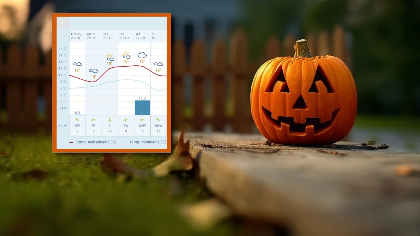 W Halloween czeka nas zaskakujące jak na tę porę roku uderzenie ciepła W Halloween czeka nas zaskakujące jak na tę porę roku uderzenie ciepła