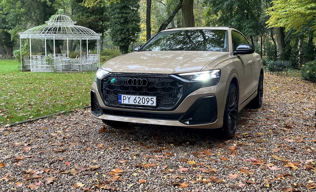 Audi Q8 po modernizacji. Pozwala grać w gry i wybrać własną sygnaturę świetlną 