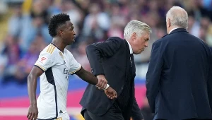 Carlo Ancelotti ściągnął z boiska Viniciusa