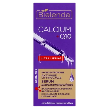 Bielenda Calcium +Q10 Aktywnie liftingujące serum przeciwzmarszczkowe dzień noc 30 ml - 0