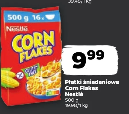 Nestlé Corn Flakes Chrupiące płatki kukurydziane z witaminami 500 g