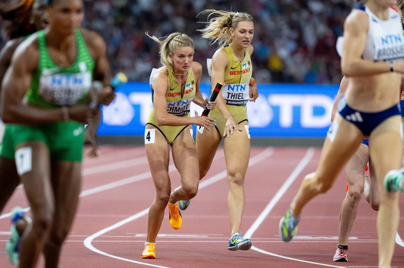 Alica Schmidt na zawodach w Budapeszcie Alica Schmidt na zawodach w Budapeszcie