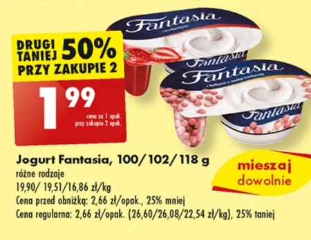 Fantasia Jogurt kremowy z wiśniami 118 g