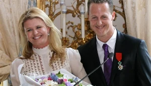 Michael Schumacher z żoną