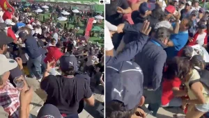 Kibic Sergio Pereza zaatakował fanów zespołu Ferrari podczas GP Meksyku