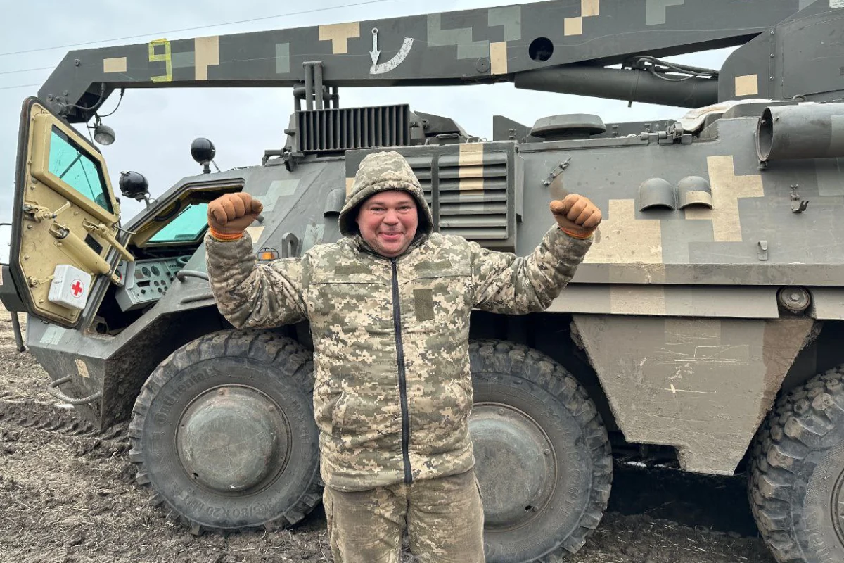 Ukraińcy pokazali jedną z najrzadszych maszyn swojego arsenału, jakim jest BREM-4RM 