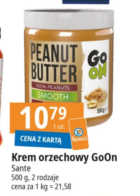 Go On Krem orzechowy gładki 500 g